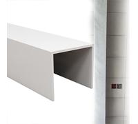 u copertura per tubature Scatola Di Copertura Per Tubazioni A Forma Di U, Coperture Per Tubi Impermeabili Per Condotti Di Sfiato Della Cucina/linee Del Gas Della(L x W 80 X 18cm/31.5 x 7.1in)