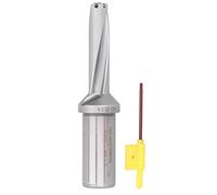 U Drill Shank Bar C25-4D16-67WC03 | Carbide CNC Tool Holder for Fast Water Jet Drilling | 4xD Coolant Through Tool for Metalworking/Machining/Industrial Use