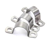 U - Fascette Stringitubo Acciaio Inox Ø25 Mm; Morsetti per Tubi - 10 Pezzi per C