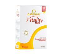 U.G.A. Nutraceuticals Omegor Omegor Vitality 1000 - integratore di omega 3 - 60 perle