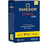 U.G.A. Nutraceuticals - Omegor Vitality 1000 - Integratore Per La Funzione Cardiaca 90 Capsule