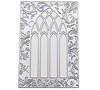 U-horizon Fustelle in pizzo per porte e finestre, fai da te, scrapbooking, stencil in metallo per goffratura, stencil per album di carta, biglietti artistici