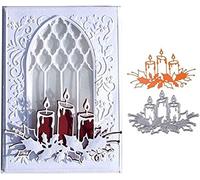 U-Horizon - Fustelle per decorazioni fai da te in metallo, goffratura, stencil per album di carta, biglietti e progetti artistici