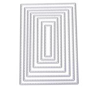 U-horizon Fustelle per fustellatura, fustellatura in metallo, per album di ritagli, biglietti fotografici, carta decorativa, regalo