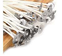 U-K 30 - Stoppini per candele da 10 cm, anima in cotone cerato con produzione di candele, fai da te, utile e pratico, design pratico e durevole