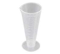 U-K Bicchiere di misurazione in plastica trasparente da 100 ml, 1 pezzo