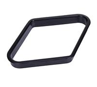 U-K Biliardo 9 palline tavolo da biliardo triangolo telaio resistente in plastica nera pratico utile trattato