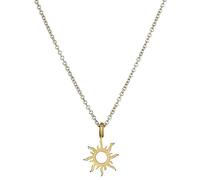 U/K Pulabo, 1 collana da donna con ciondolo a forma di sole, collana lunga con colletto, gioiello regalo d'amore, robusta, affidabile, di alta qualità e di lunga durata