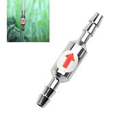 U/K Pulabo, accessorio per acquario, in acciaio inox, anidride carbonica, valvola di non ritorno per acquario, diffusore di CO2, portatile e utile