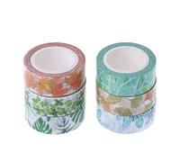 U-K PULABO Strong and Long-LastingKawaii Plants Masking Washi Tape Decor autoadesivo fai da te Scrapbooking Sticker