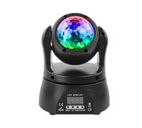 U`King RGBW testa mobile, Luci di scena bifacciali Spotlight con DMX512, luce di scena con controllo del suono, luce di festa per Natale Halloween DJ Bar Compleanno Discoteca Matrimonio