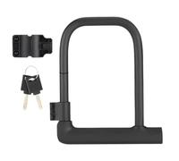 U Lock Bike Lock - Heavy Duty Bicycle U Locks with Mounting Bracket, Anti-Theft Motorcycle Locks | Zinc Alloy Core, PVC Coated Body, Pick and Shear Resistant Design