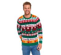 U LOOK UGLY TODAY - Maglione - Uomo Colour Me Christmas L