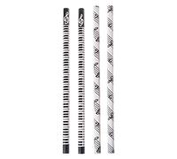 U-M 4 pz Musical Note Matita HB Standard Musica Cancelleria Pianoforte Note Scuola Studente Regalo Durevole e Utile