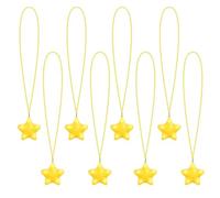 U-MOJOK 8 collane luminose con perline a forma di stella lampeggiante, si illuminano al buio, forniture per feste, matrimoni, compleanni, San Valentino, martedì grasso, 4 luglio, Halloween, Natale
