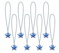 U-MOJOK 8 collane luminose con perline a forma di stella lampeggiante, si illuminano al buio, forniture per feste, matrimoni, compleanni, San Valentino, martedì grasso, 4 luglio, Halloween, Natale