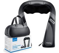 U-Neck-Go SNM067, Dispositivo di massaggio Nero, Massaggio Shiatsu, Massaggio con movimenti circolari, Indietro, Gambe, Spalle, Grigio, Nero, Pulsanti, 1 pz