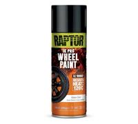 U-POL RAPTOR Wheel Paint | Vernice spray per cerchioni | 1 K vernice spray | Resistente al calore fino a 120 °C | Protezione da urti, calore, colpi di pietrisco, polvere dei freni e corrosione