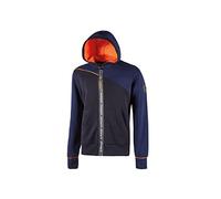 U-Power 94214 Felpa Con Cappuccio Jupiter, Taglia XL, Blu Arancione