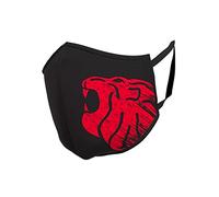 U-POWER AC209BC-ALL - Mascarilla de proteccion lavable gama PLUS modelo LION FACE MASK Black Carbon Talla ALL