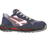 U-POWER Active Carpet s ESD S1PS FO SR, Scarpa da Lavoro Unisex-Adulto, Blu Scuro/Rosso/Grigio, 40 EU