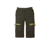 U-Power ARES - Bermuda da Lavoro 4WAY Elasticizzato Multitasche Verde Scuro
