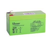 U-Power - Batería piombo AGM Sigillata 1.3Ah 12V - Faston F1 4.8mm