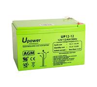 U-Power - Batteria piombo AGM Sigillata 12Ah 12V - Faston F2 6.3mm