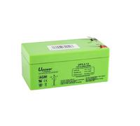U-Power - Batteria piombo AGM Sigillata 3.3Ah 12V - Faston F1 4.8mm