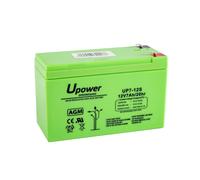 U Power Batería piombo AGM Sigillata 7Ah 12V Faston F1 4.8mm 12V 7Ah