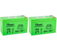 U-Power - Batería piombo AGM Sigillata 7Ah 12V - Faston F1 4.8mm (Confezione da