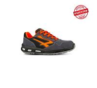U-Power Red Lion® Orange, Scarpe Antinfortunistiche, Leggere e Confortevoli, Nylon Ultra Traspirante, Anti Perforazione, Suola Infinergy, Con Puntale In Alluminio (48)