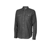 U-Power | Camicia da Lavoro Maple, in Jeans, con Due Tasche Applicate e Pattina, Chiusura Bottoni a Pressione, vestibilità Regular, Nylon Spandex HPPE U-Bubble