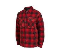 U-Power | Camicia da Lavoro Uomo Willow, in Pile, a Maniche Lunghe, Imbottita e Trapuntata, con Numerose Tasche e Dettagli in Velluto a Coste, 100% Poliestere