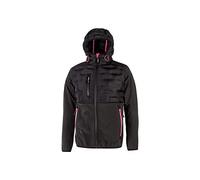 U-POWER DON'T WORRY... BE HAPPY! Giacca Ibrida Traspirante e Antivento, con zip SPOCK LADY Grey Fucsia