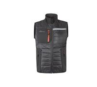 Upower Asphalt Grey, Scarpa antincendio e di Sicurezza Uomo, Grigio, Small Stretta