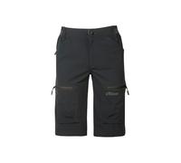 U-POWER DON'T WORRY... BE HAPPY! Pantalone Bermuda da Lavoro in Tessuto Stretch, con Tasche, vestibilità Jogging Ares Asphalt Grey Pantaloncini, Uomo