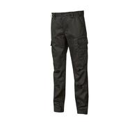 U-Power Don't Worry... BE Happy! Pantalone da Lavoro Belgrado Black Carbon Pantaloni da Lavoro Uomo