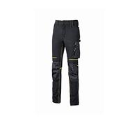 Pantalone U-Power Atom Lady, Slim Fit Stretchable Cargo, con Multitasche Frontali e Laterali, Tessuto Traspirante, Elastico in Vita, Cerniera di Chiusura