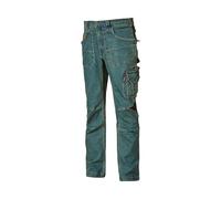 U-Power Don't Worry... BE Happy! Pantalone da Lavoro con Porta Ginocchiera Traffic Rust Jeans U-Power ST071RJ-56 - Gamma di Pantaloni Smart Modello Traffic Rust Jeans Taglia 56 Uomo (Pacco da 1)