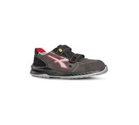 U-POWER DON'T WORRY... BE HAPPY! Scarpe Antinfortunistiche da Lavoro, Uomo, Grigio Piombo/Rosso/Grigio, 46 EU