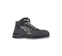 U-POWER DON'T WORRY... BE HAPPY! Scarpe Antinfortunistiche da Lavoro, Uomo, Nero/Grigio, 47 EU