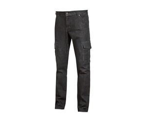 U-Power EX244GJ Linea Exciting Modello Tommy Jeans Cargo Lavoro, 79% Cotone/20% Cotone Riciclato/1% Elastane, Guado Jean