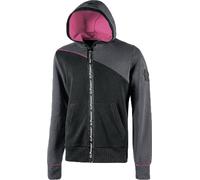Felpa U-POWER JUPITER LADY Grey Fucsia Donna