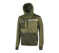 Upower Verde Scuro Felpa Shrug, 3XL Unisex-Adulto