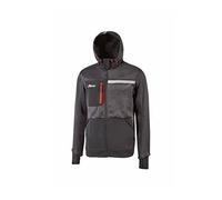 Upower Asphalt Grey Felpa, Grigio, XXXXL Uomo
