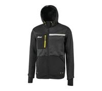 U-Power Felpa Full Zip + Cappuccio Galaxy Black Carbon L