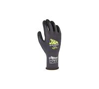U-POWER Flex Grigio, Guanti da Lavoro Antinfortunistici Traspiranti con Fodera in Nylon Spandex, Palmo in Nano Schiuma di Nitrile