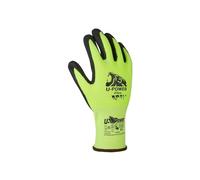 U-Power Flex Guanti Da Lavoro Antifortunistica Supporto Nylon Spandex Elasticizzato Spalmatura Nano Schiuma Nitrile Touchscreen Protezione Rischi Meccanici Termici Verde 11/XXL 12 Pz