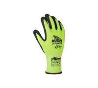 U-POWER | Guanti da lavoro POWER FLEX, Confezione da 12 Pezzi, in Nylon Spandex e nitrile, lavorazione a 15 aghi per Aumentare la Destrezza e la Vestibilità